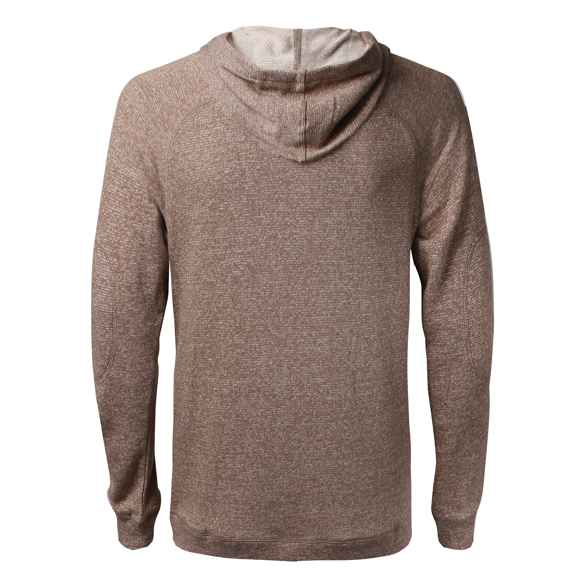 FRENCH TERRY ZIPPER HOODIE - KHAKI