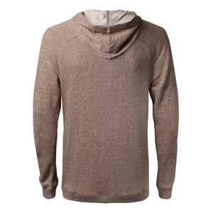 FRENCH TERRY ZIPPER HOODIE - KHAKI