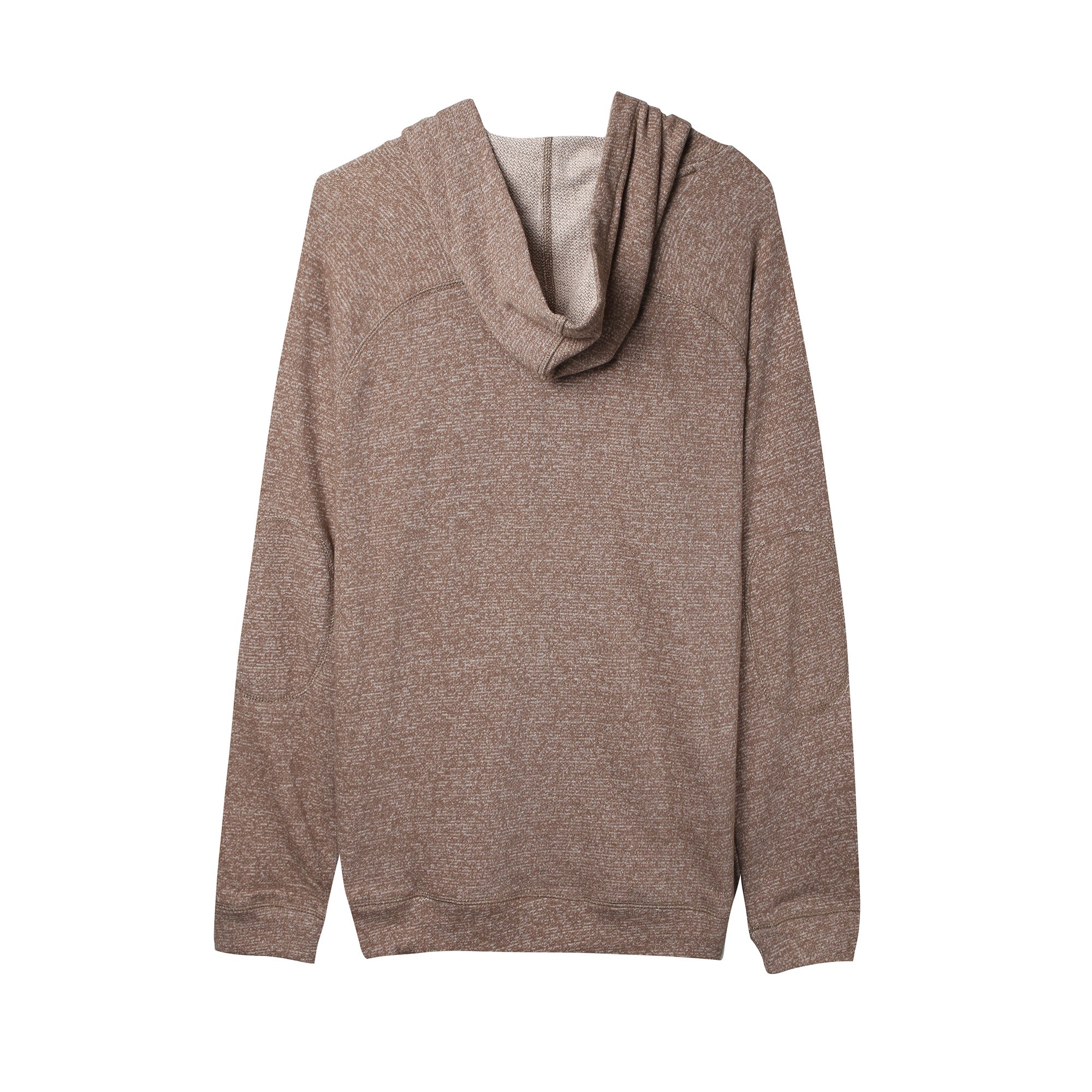 FRENCH TERRY ZIPPER HOODIE - KHAKI