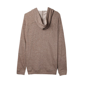 FRENCH TERRY ZIPPER HOODIE - KHAKI