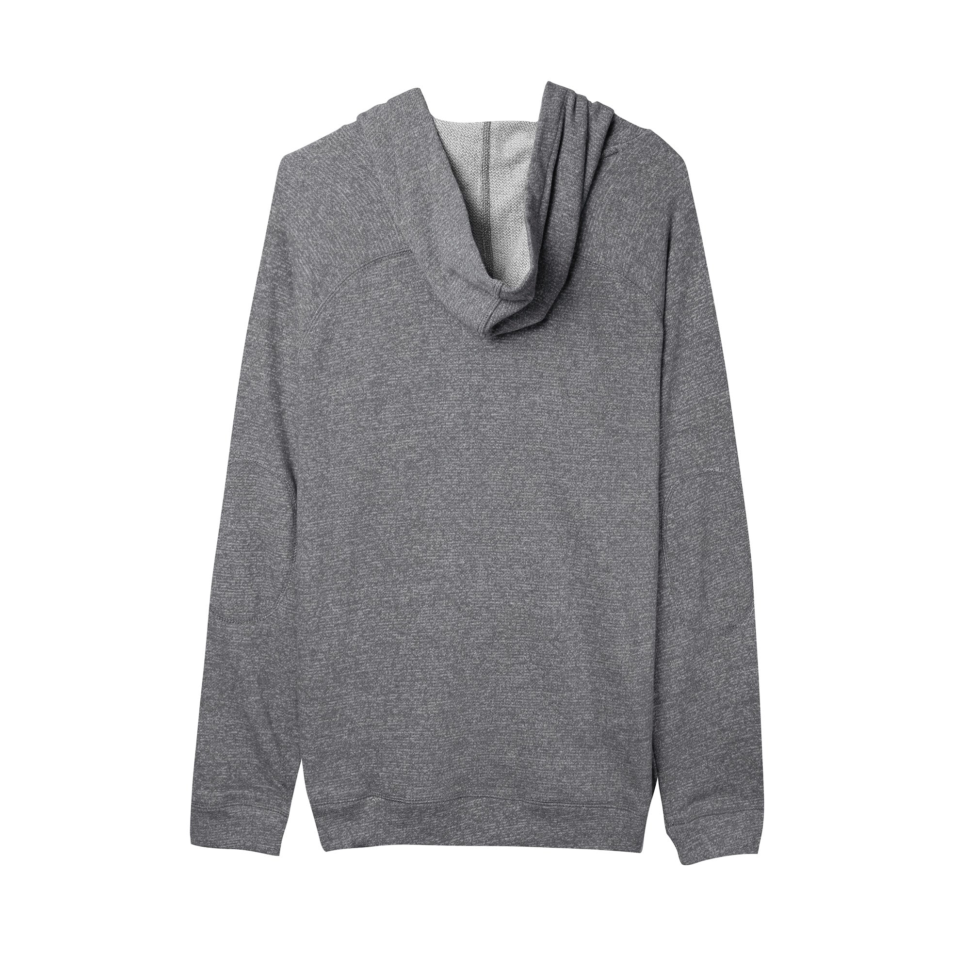 FRENCH TERRY ZIPPER HOODIE - GRAY
