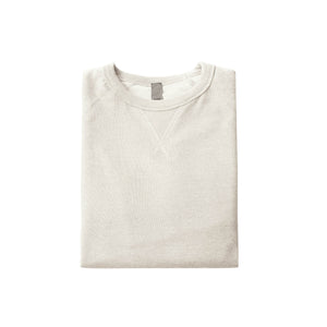 MEN'S FRENCH TERRY CREW NECK SWEATER - OATMEAL